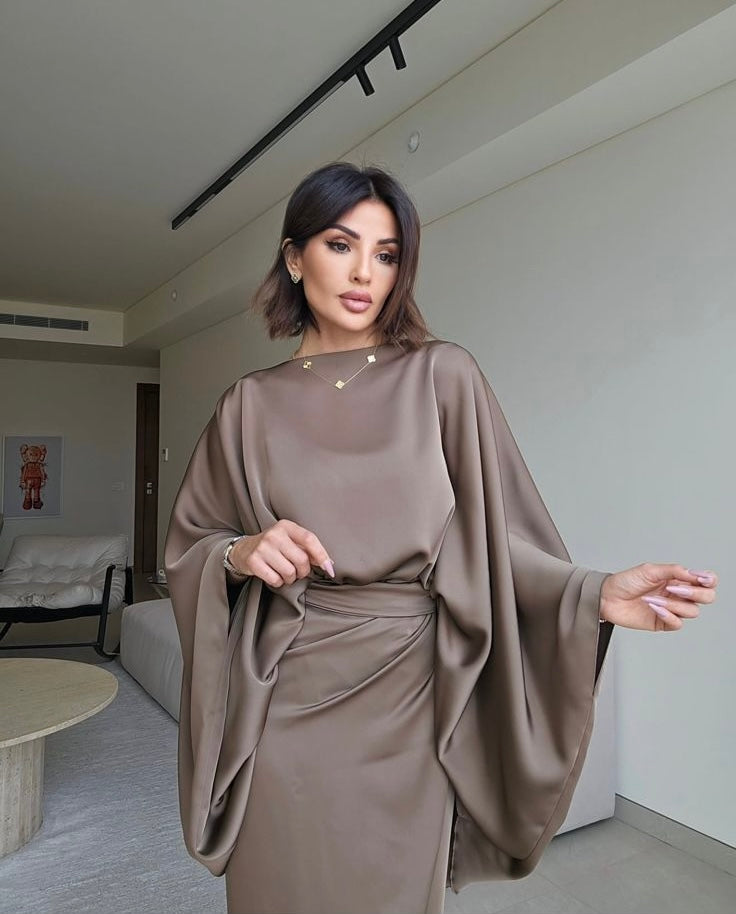 Satin Co-ord Set by LabelbyLeena