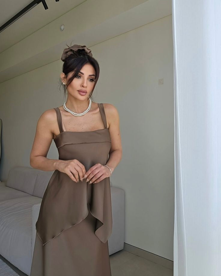 Satin Top & Skirt Set by LabelbyLeena