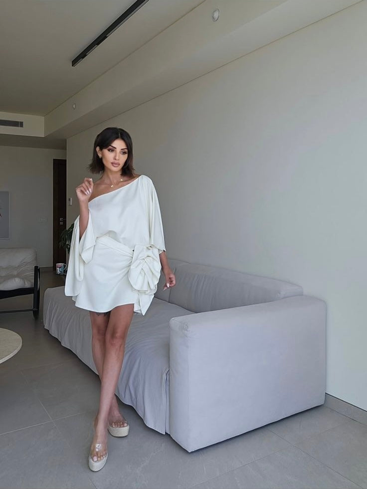 Off-Shoulder Top with Skirt by LabelbyLeena