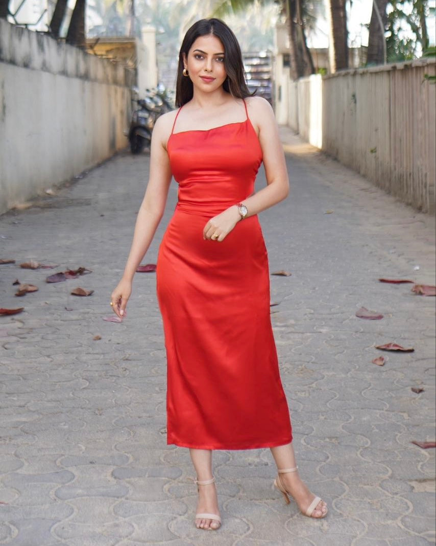 Satin Dress by LabelbyLeena