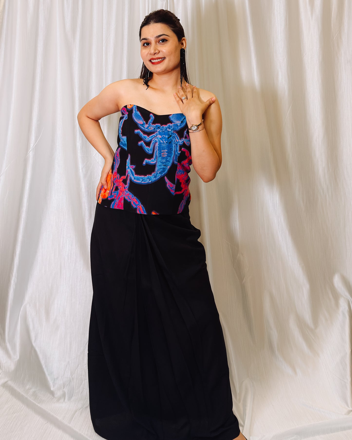 Sculpt & Flow Indo-Western Corset & Skirt Set from LabelbyLeena