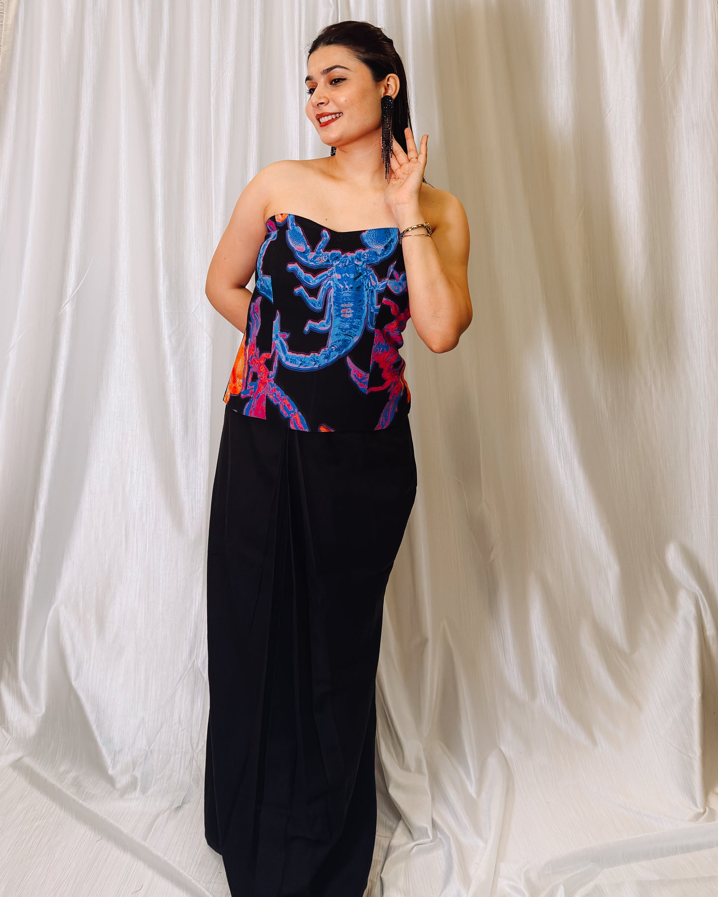 Sculpt & Flow Indo-Western Corset & Skirt Set from LabelbyLeena
