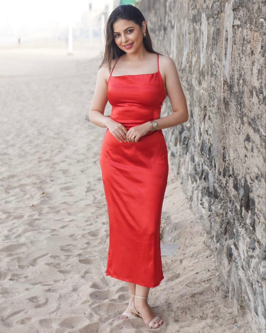 Satin Dress by LabelbyLeena