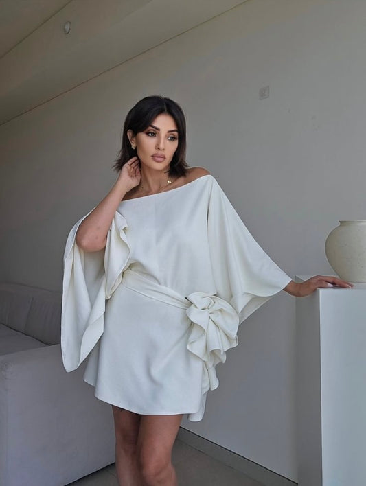 Off-Shoulder Top with Skirt by LabelbyLeena