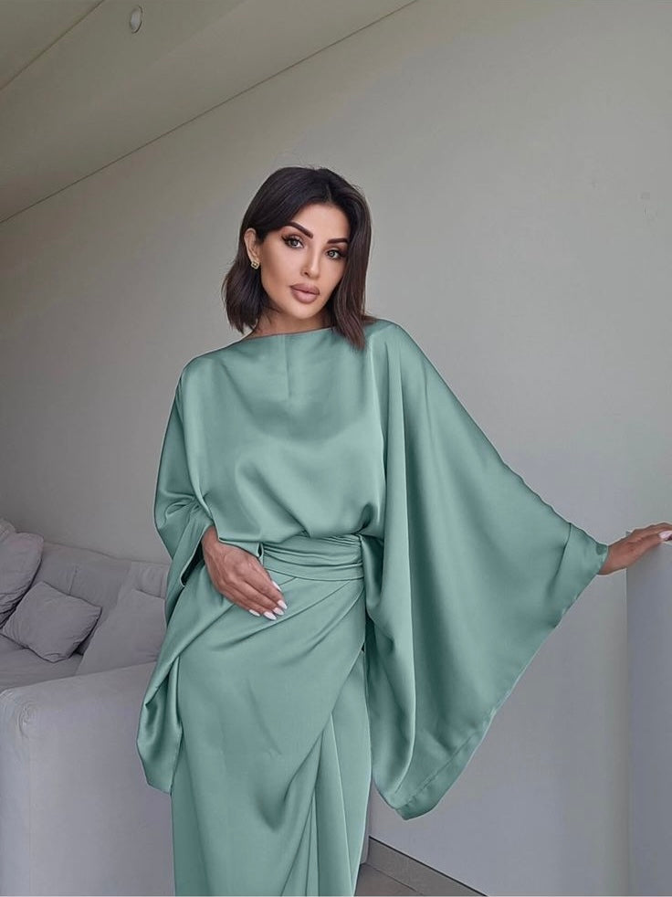 Satin Co-ord Set by LabelbyLeena