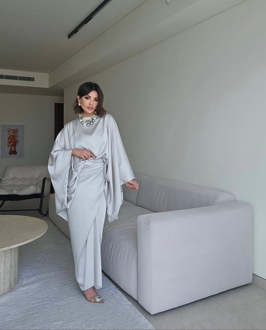 Satin Co-ord Set by LabelbyLeena