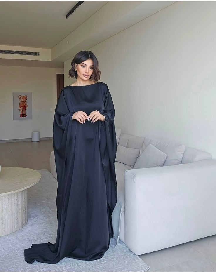 Satin Kaftan by LabelbyLeena
